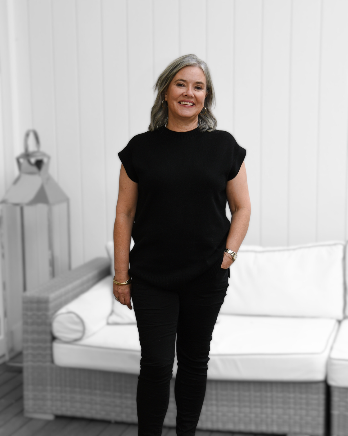 Milson Eliza Vest - Black