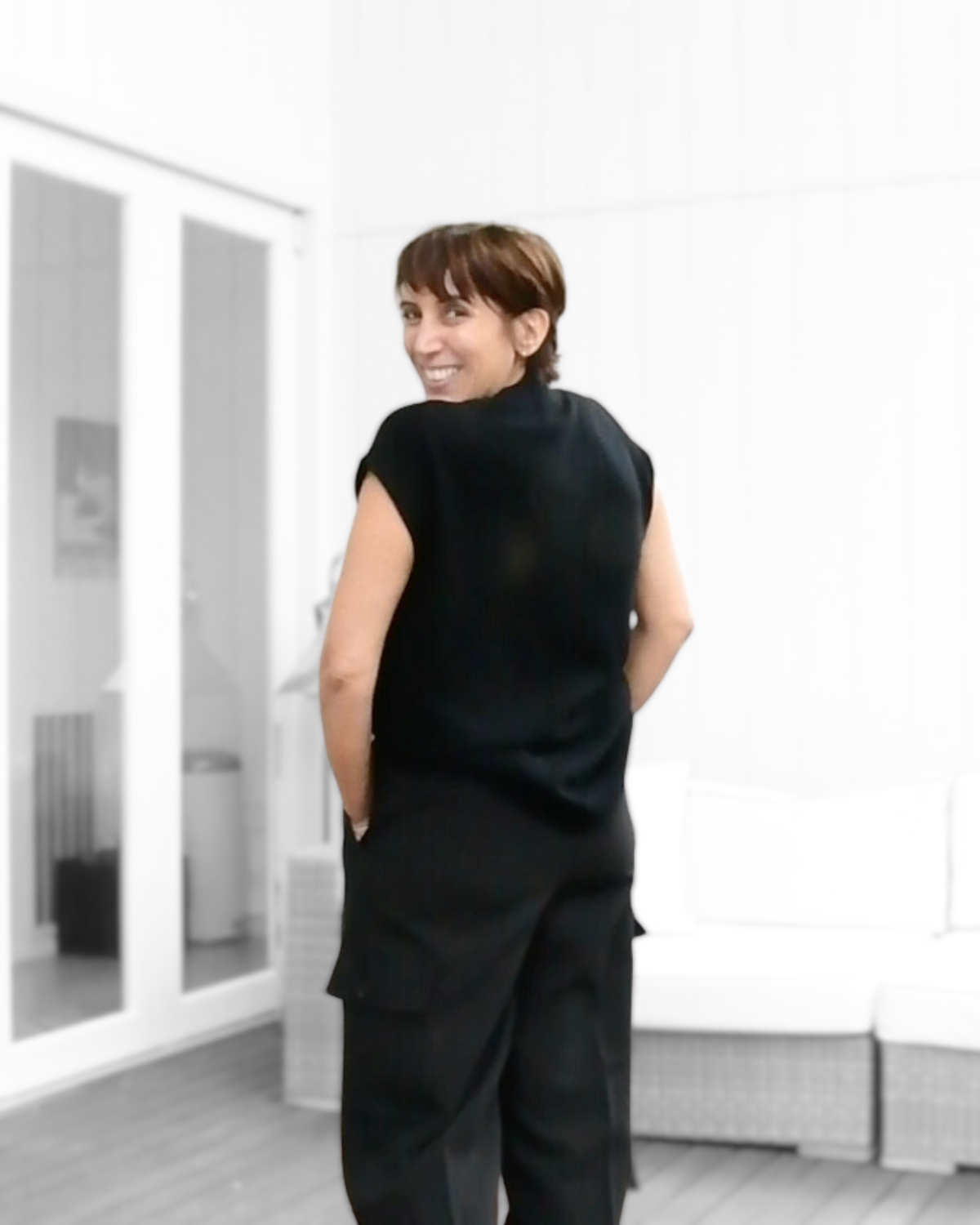 Milson Eliza Vest - Black