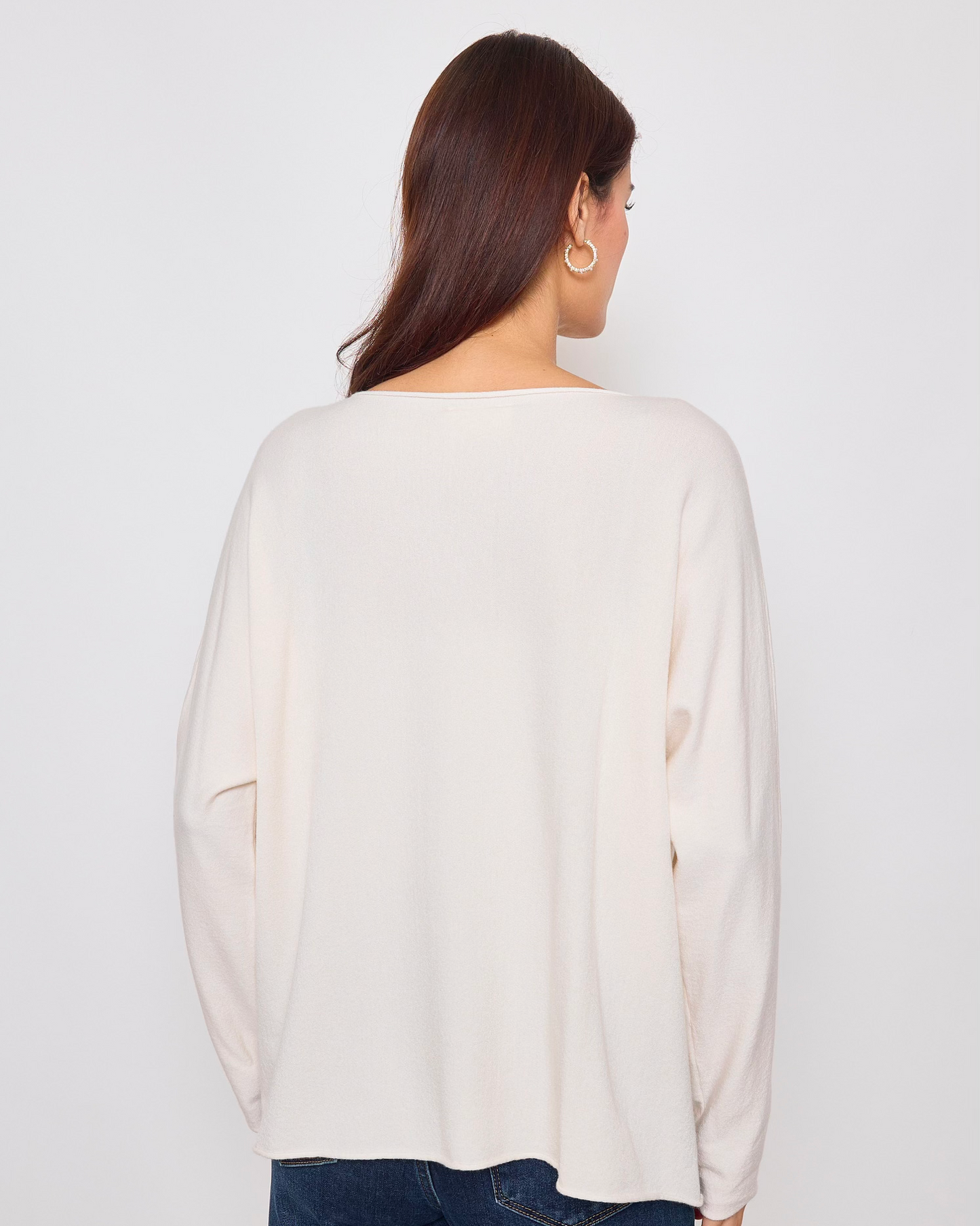 Sunny Studio Paris Amalia V Neck - Ecru