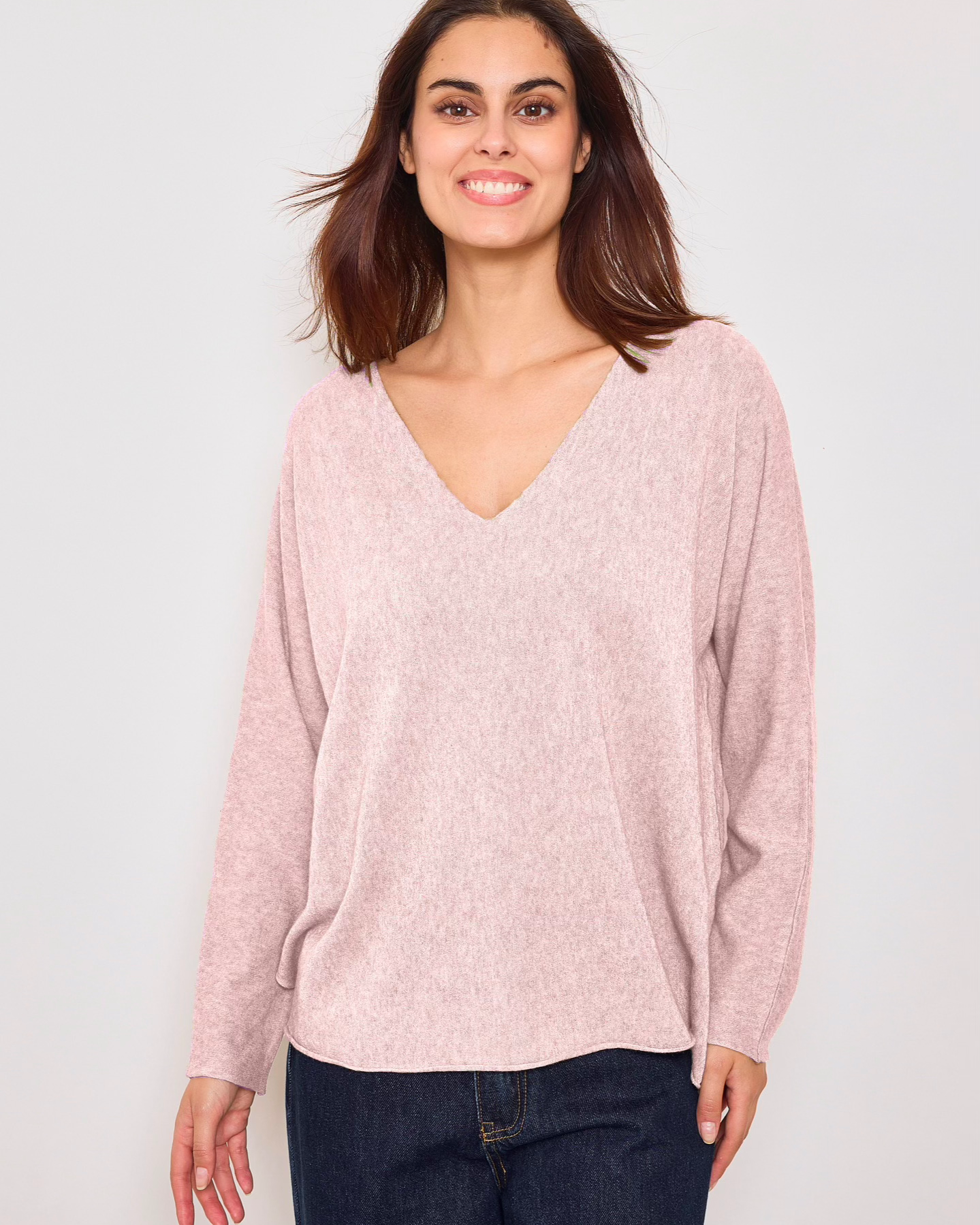 Sunny Studio Paris Amalia V Neck - Rose