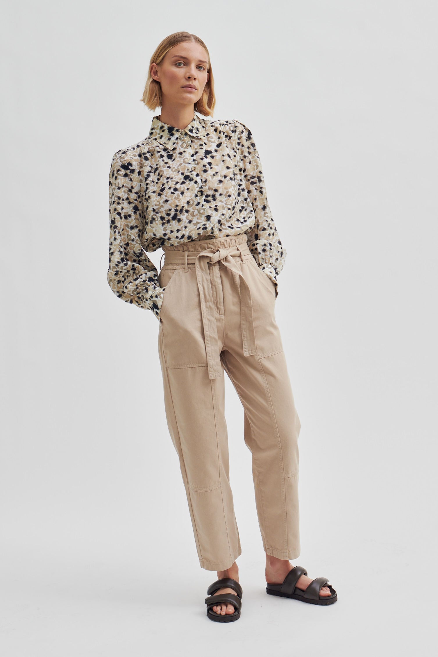 Second Female Zizanne Trousers - Crockery
