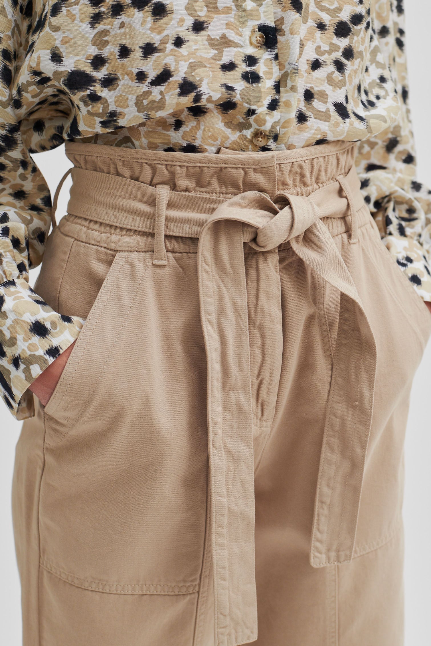 Second Female Zizanne Trousers - Crockery