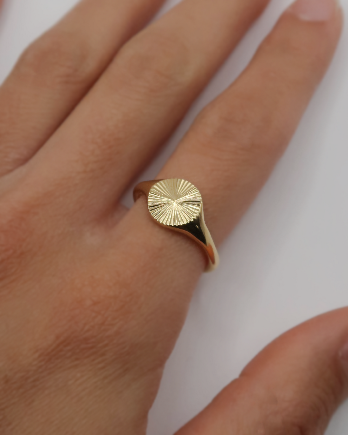 Humbleworks Cruz Geometric Ring - Gold