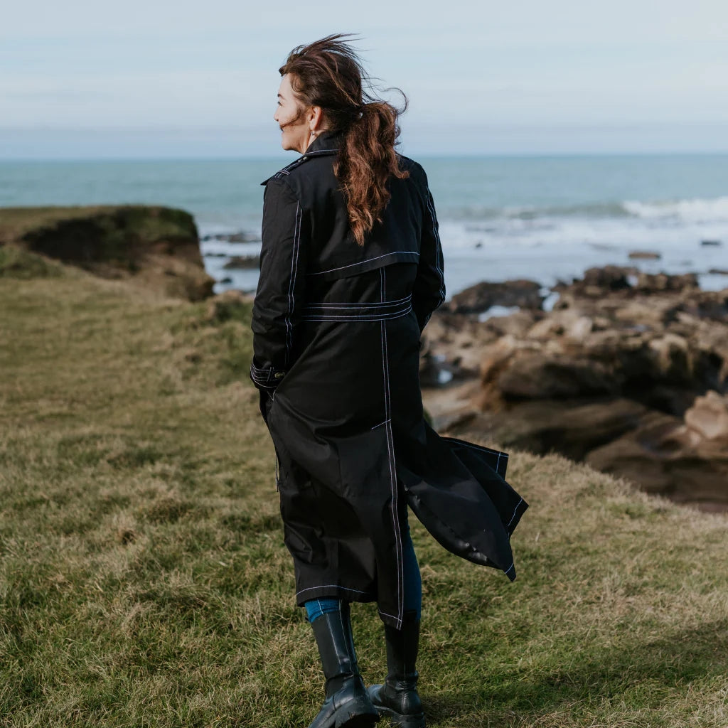 Moke Kim Trench Coat - Black