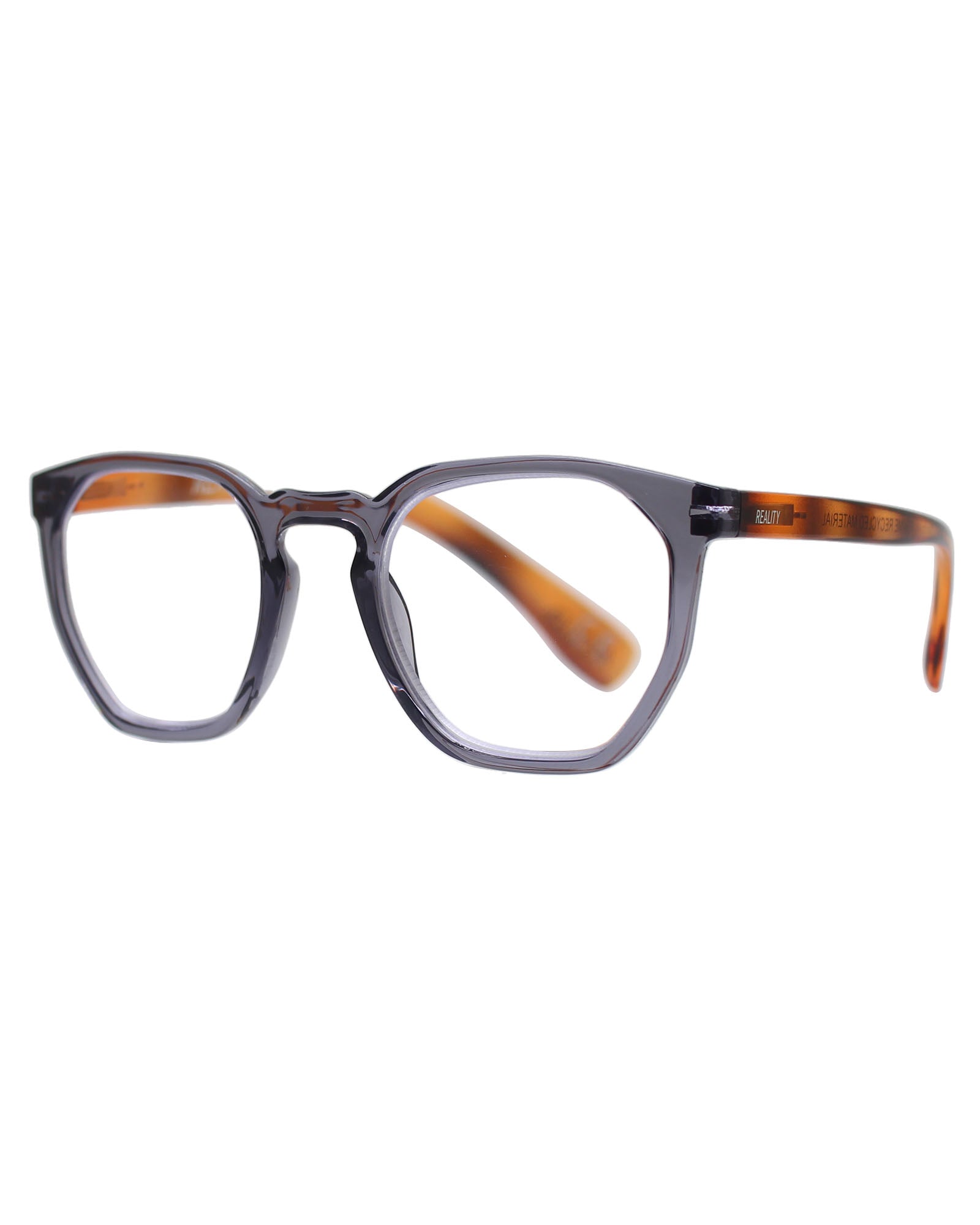 Reality Eyewear Mirza Reader - Crystal Grey