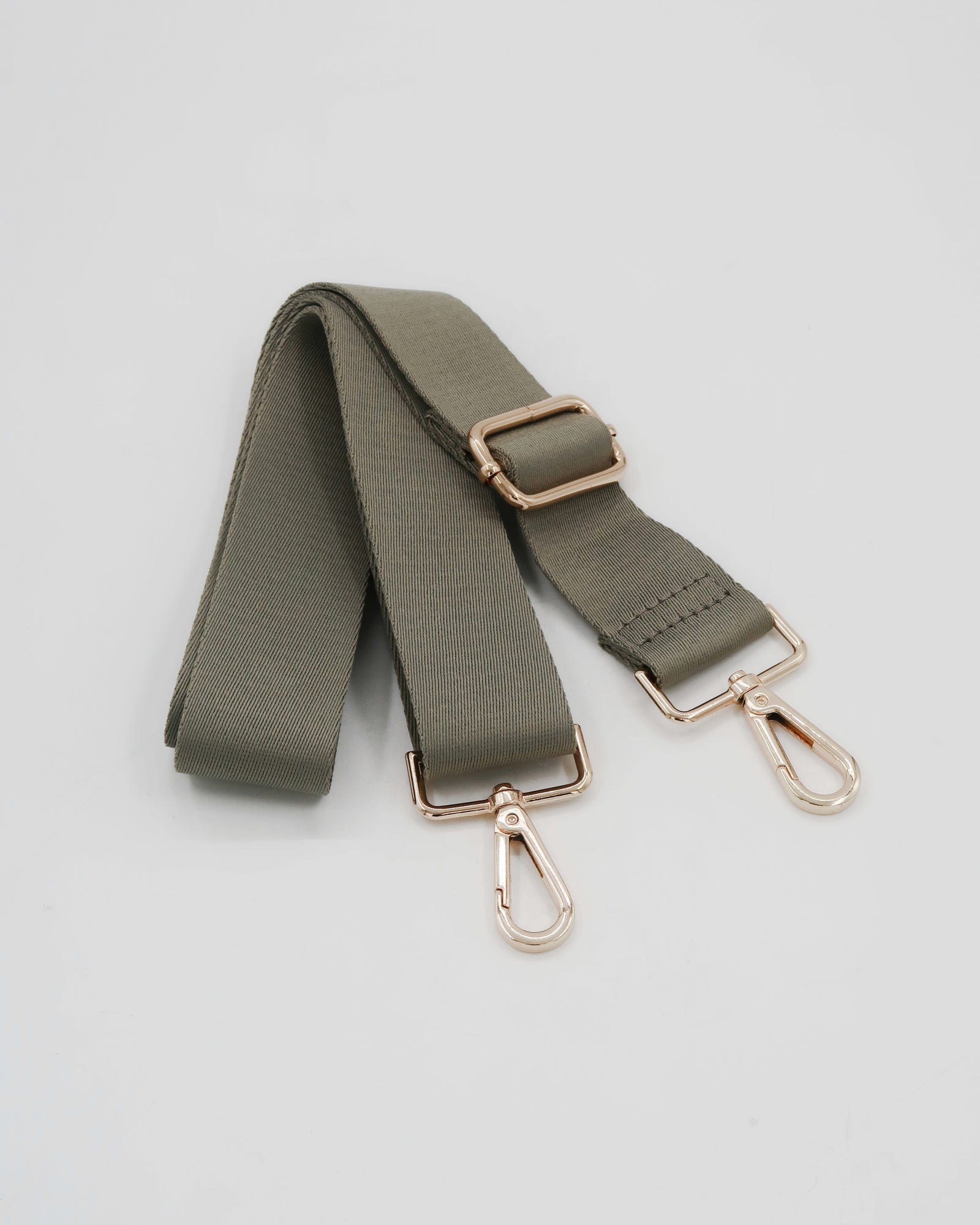 Roman Holiday Bag Strap  - Khaki/Gold