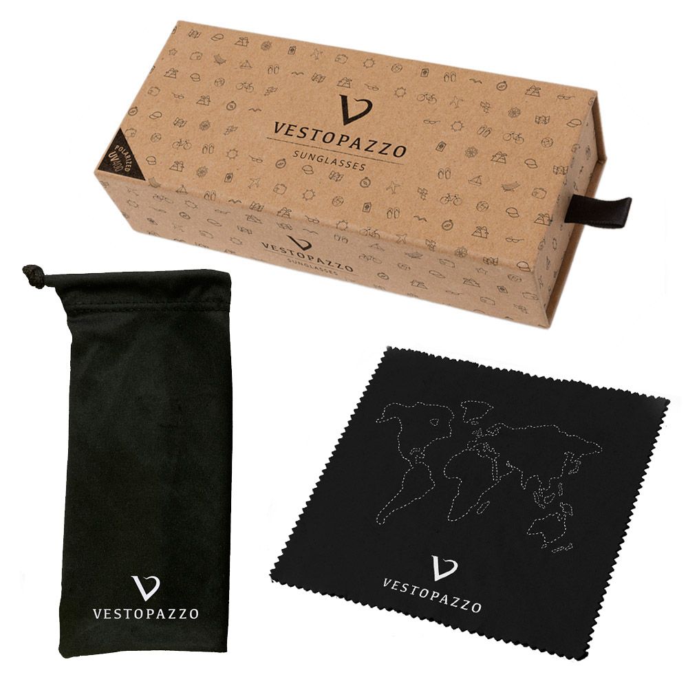 Vestopazzo Shanghai Sunglasses (S032) - Black