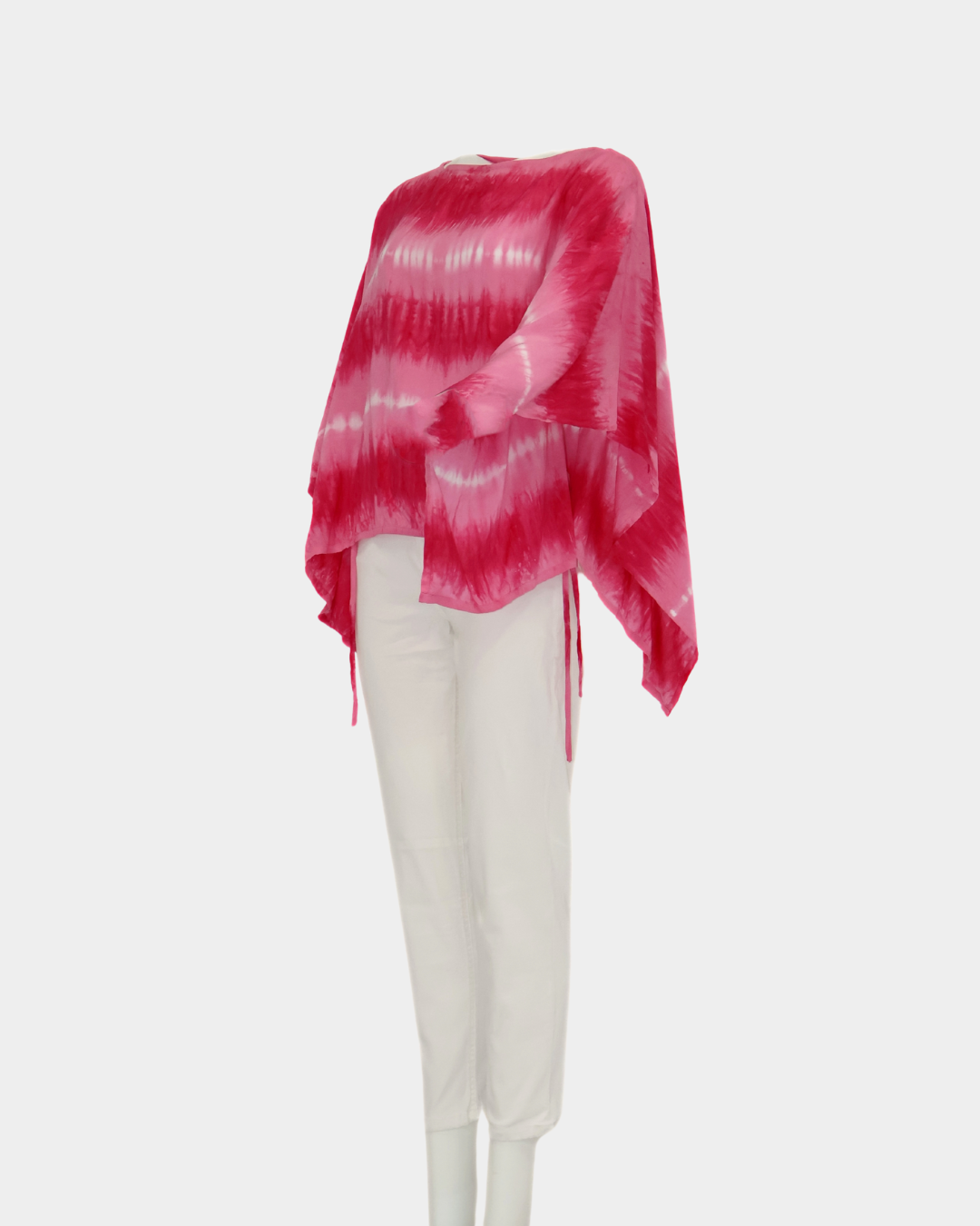 SC Hydra Top - Pink/White Tie Dye Stripe