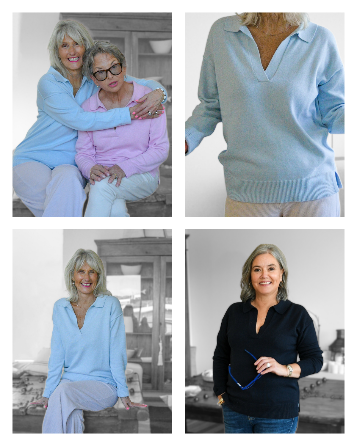 Milson Francessca Pullover - Neat Navy