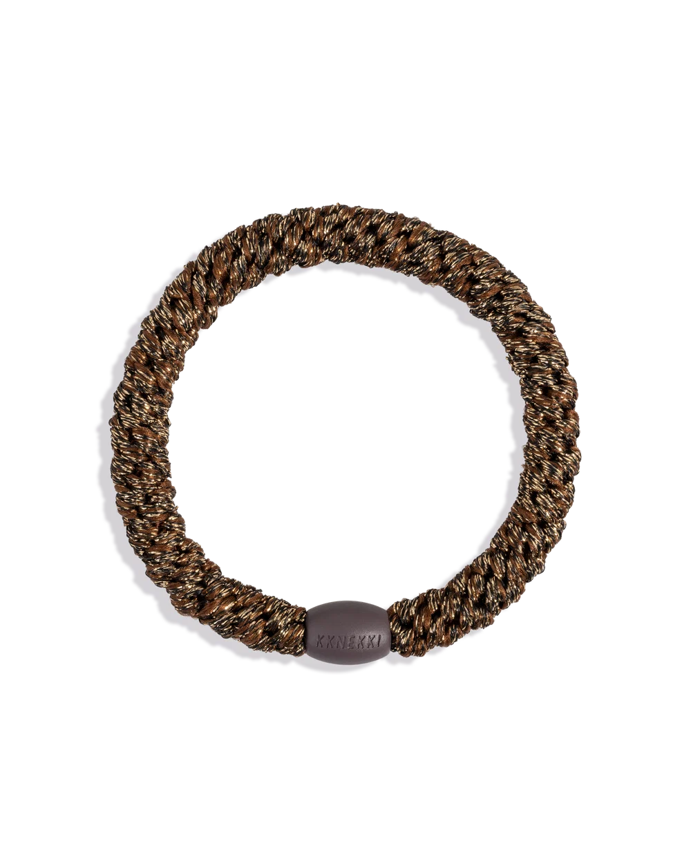 KKNEKKI HAIR TIES - Coffee Glitter