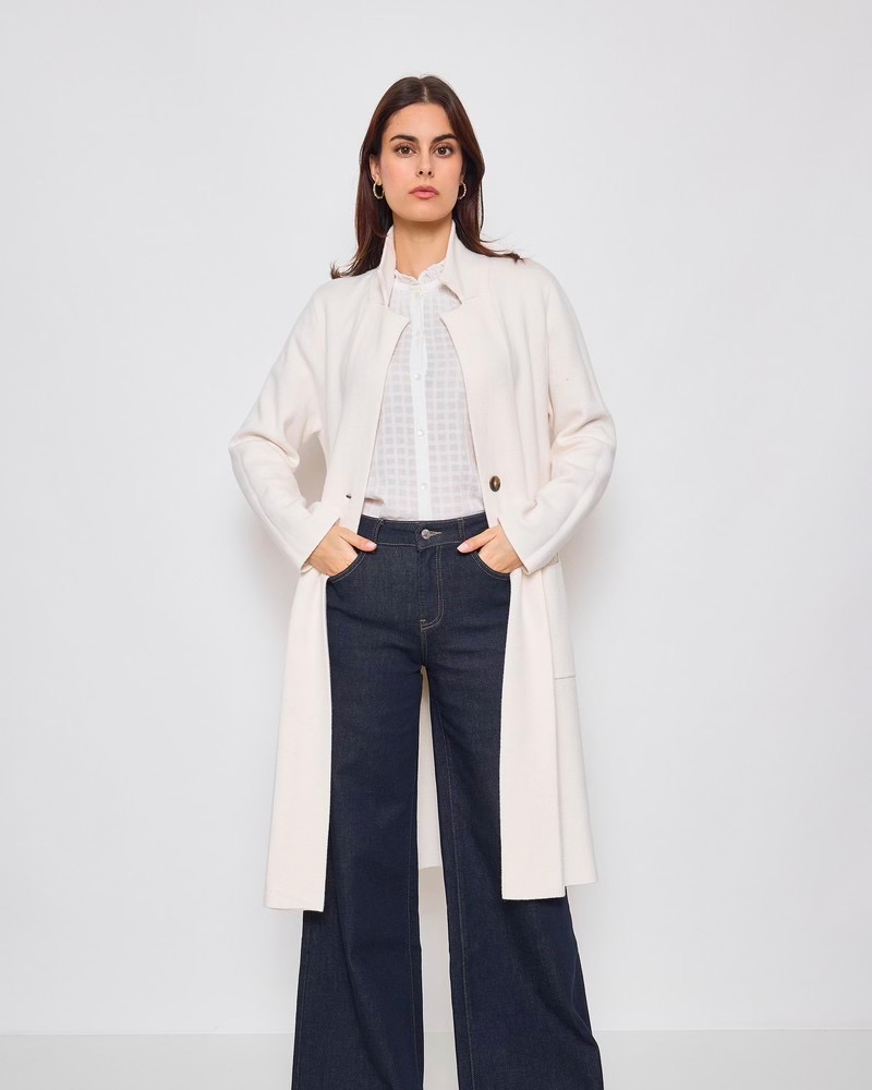 Sunny Studio Paris Teresa Coat - Ecru