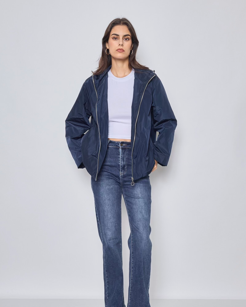 Sunny Studio Paris Kway Jacket - Marine