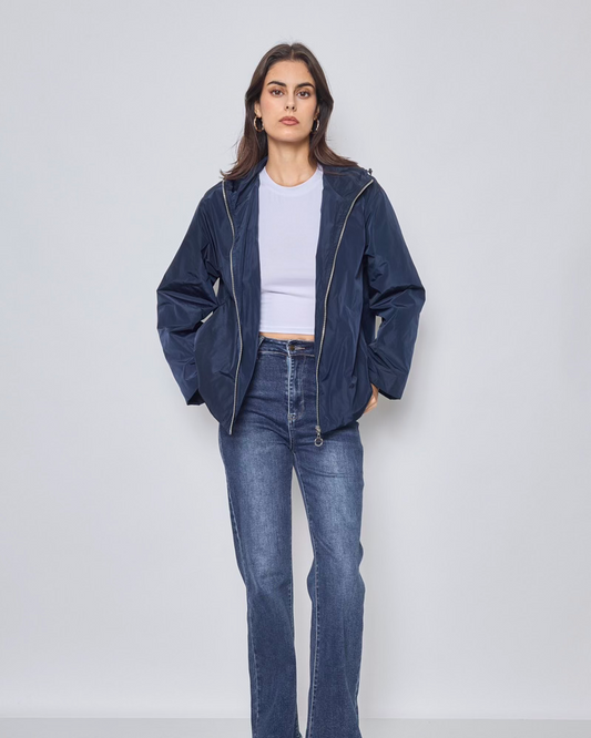 Sunny Studio Paris Kway Jacket - Marine