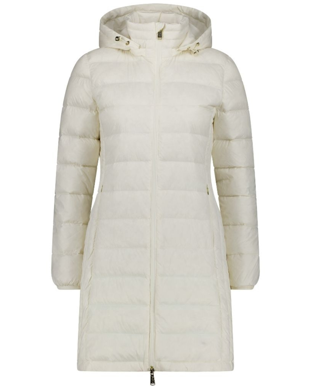Moke Sarah Long Packable Down Coat - Cream