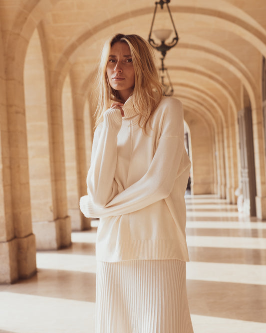 Sunny Studio Paris Adela Turtleneck - Ecru