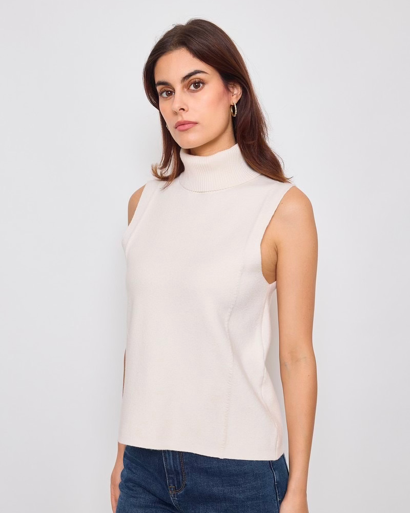 Sunny Studio Paris Rita Rollneck - Ecru