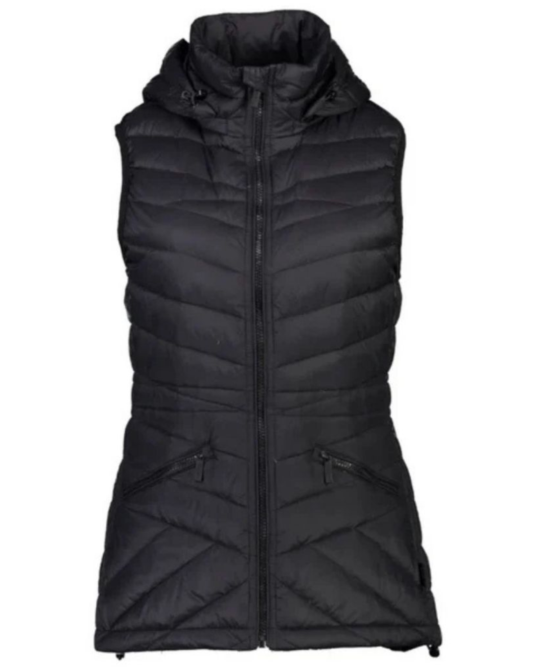 Moke Mary Claire Packable Vest - Black