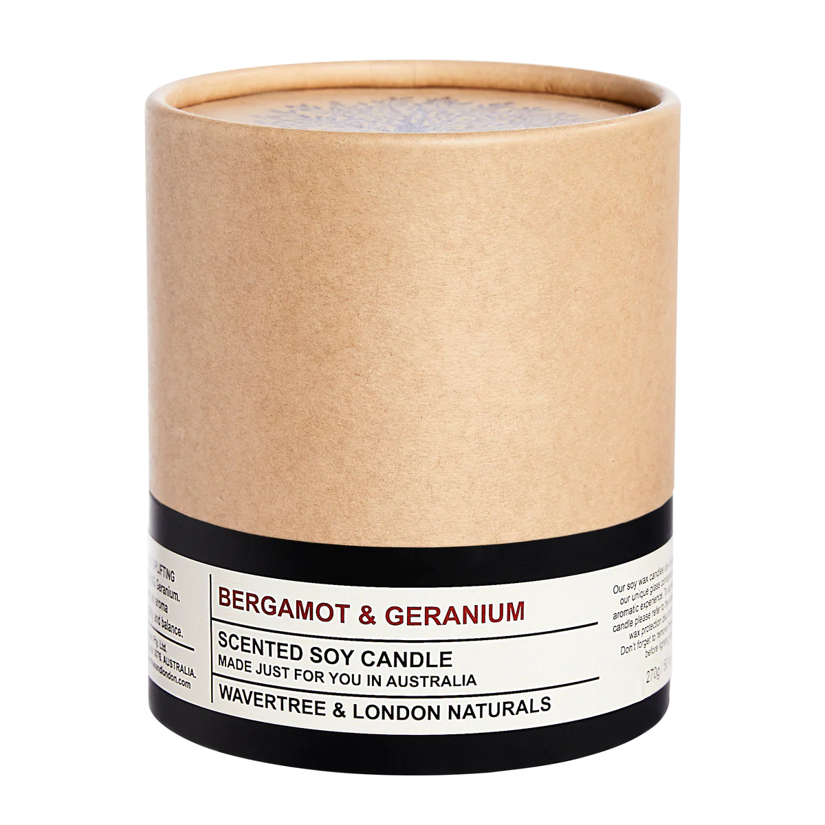 Wavertree & London Candle - Bergamot and Geranium