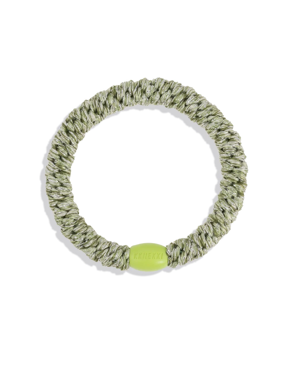 KKNEKKI HAIR TIES - Sparkling Green Glitter