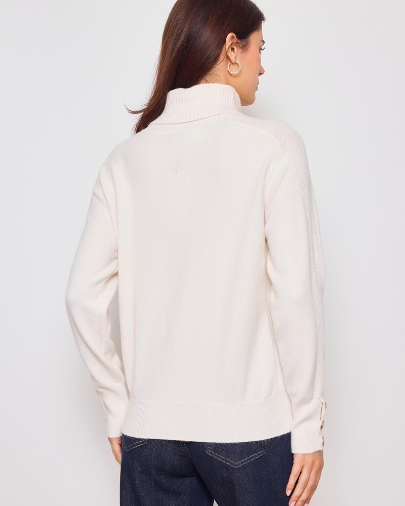 Sunny Studio Paris Melina Turtleneck - Ecru