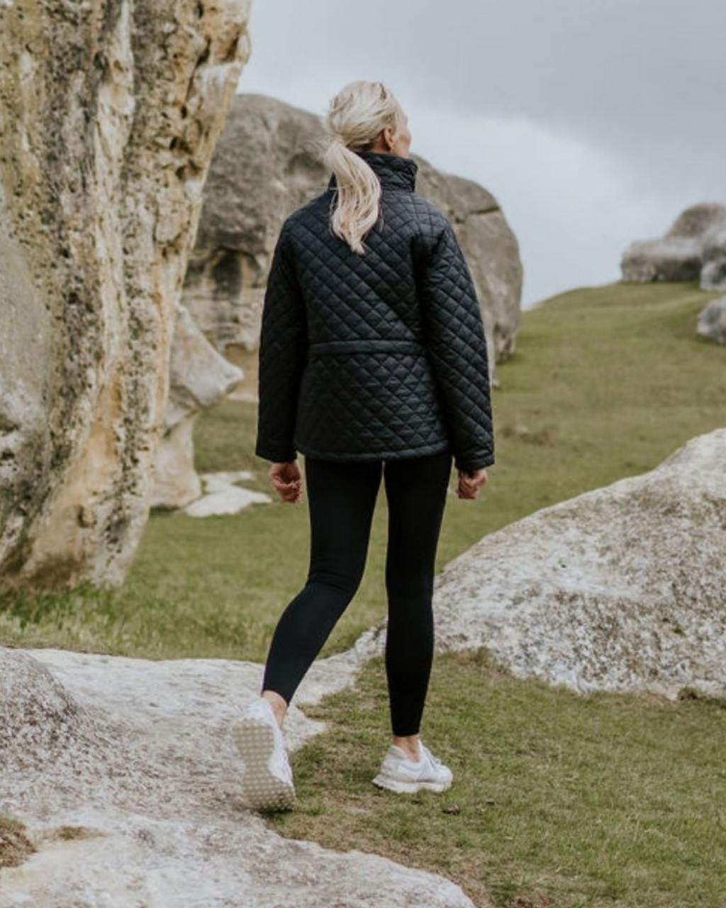 Moke Melissa Quilt Jacket - Black