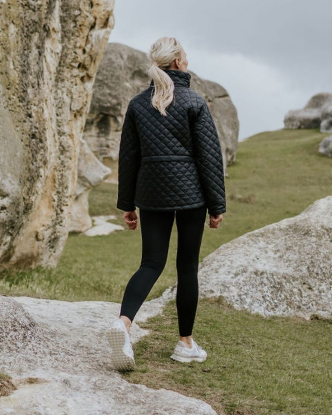 Moke Melissa Quilt Jacket - Black