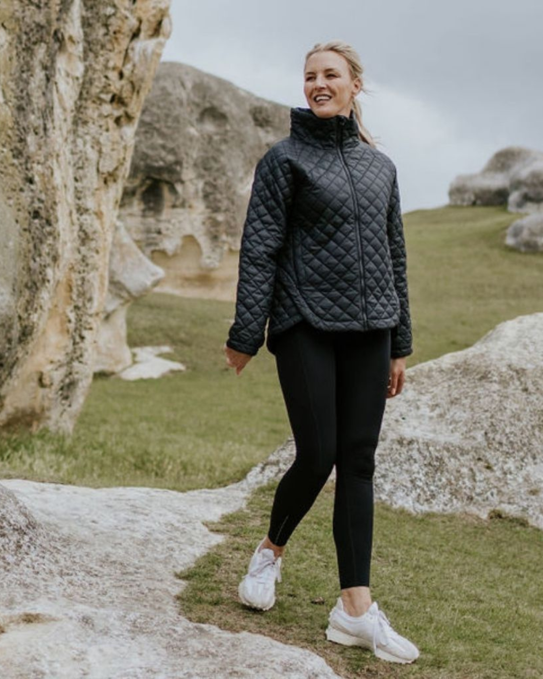 Moke Melissa Quilt Jacket - Black