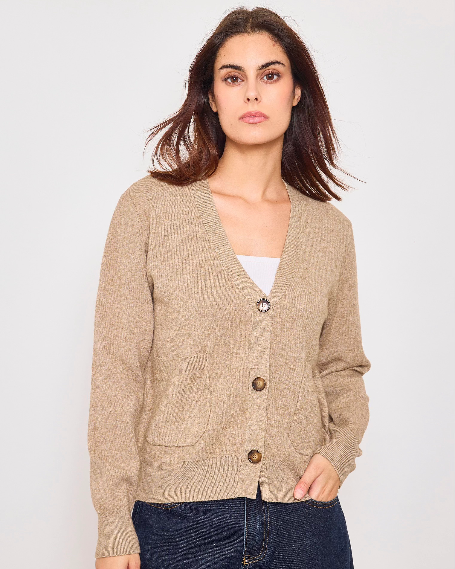 Sunny Studio Paris Sandra Cardigan - Camel