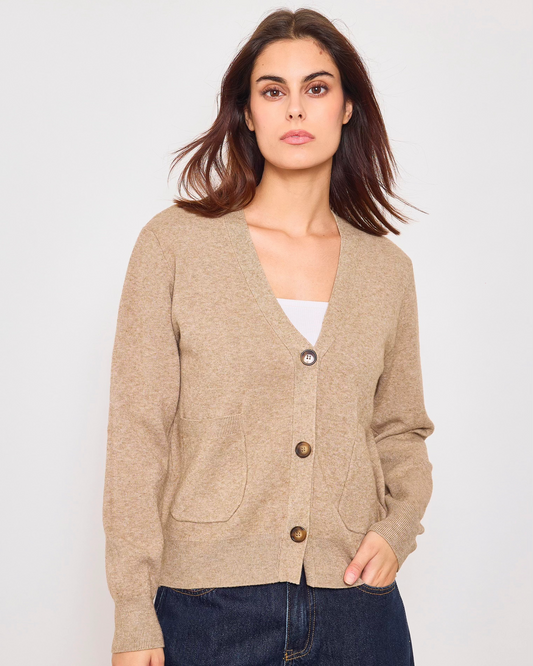 Sunny Studio Paris Sandra Cardigan - Camel