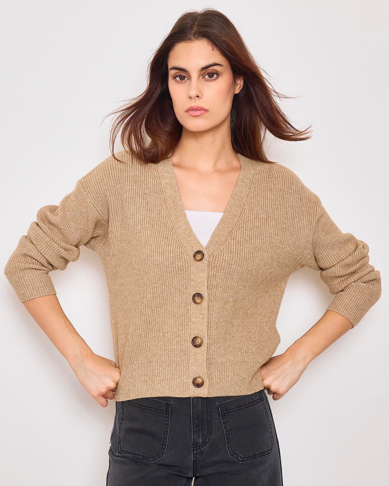 Sunny Studio Paris Ida Cardigan - Camel
