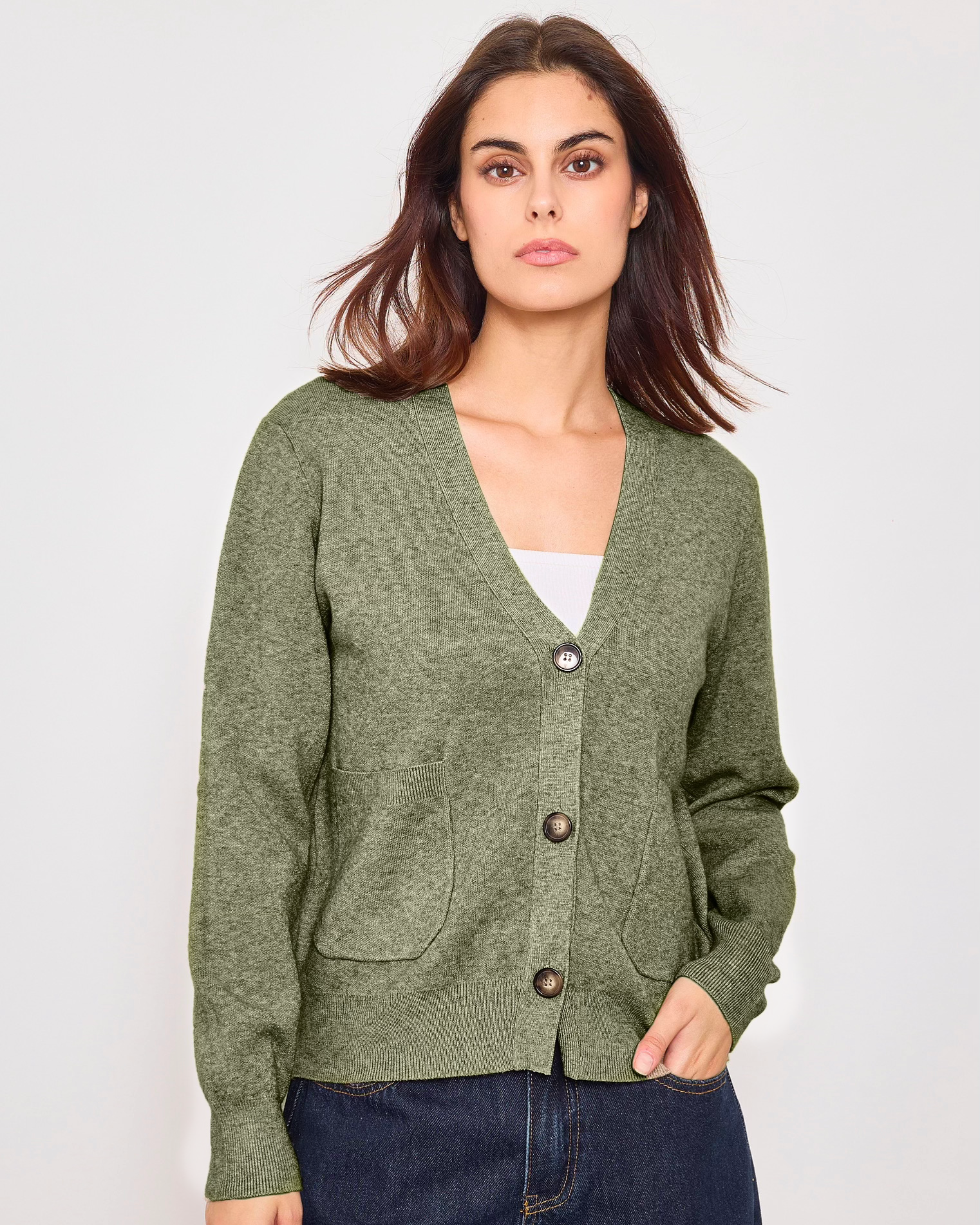 Sunny Studio Paris Sandra Cardigan - Khaki
