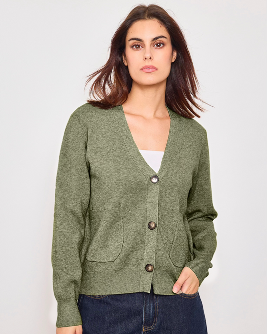 Sunny Studio Paris Sandra Cardigan - Khaki