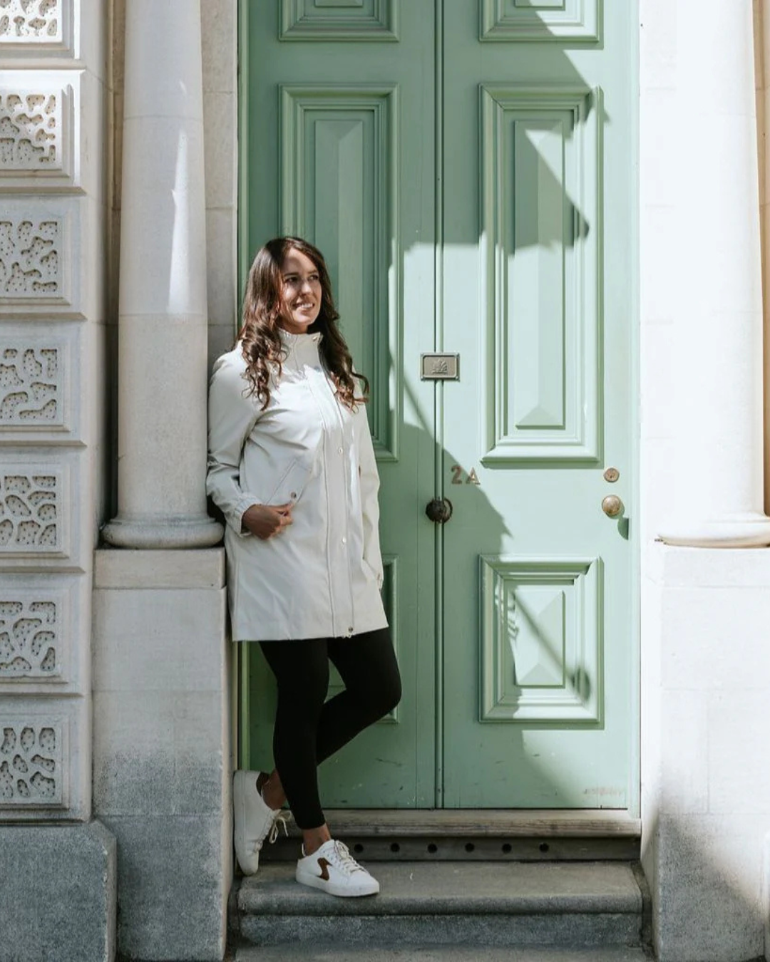 Moke Anika Raincoat - Cream