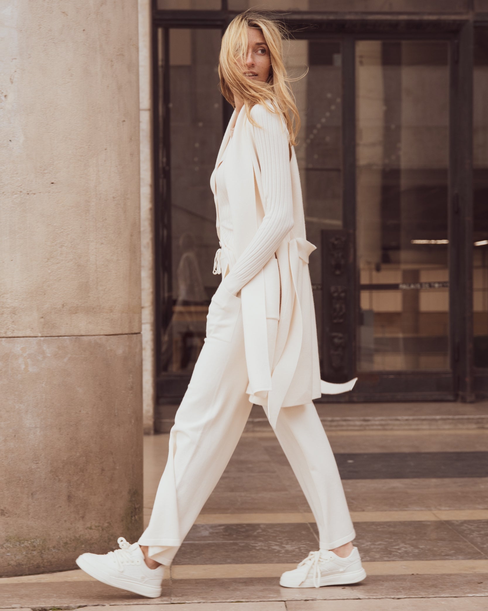 Sunny Studio Paris Carla Gilet - Ecru