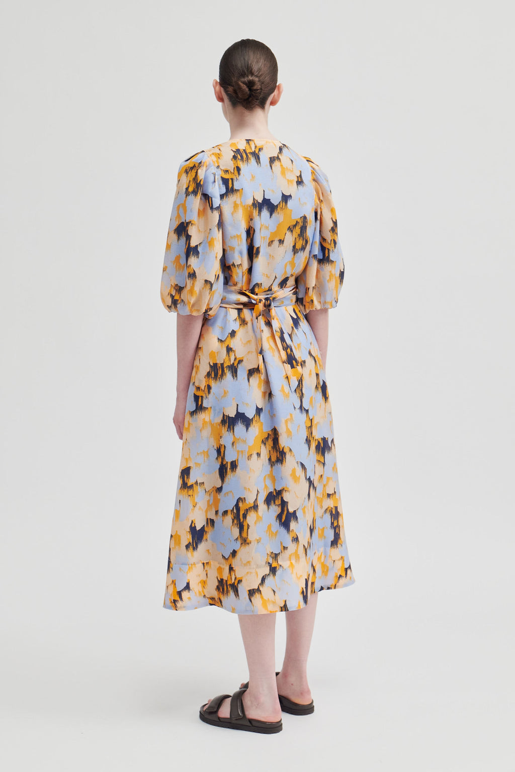 Second Female Marigold Wrap Dress - Heather