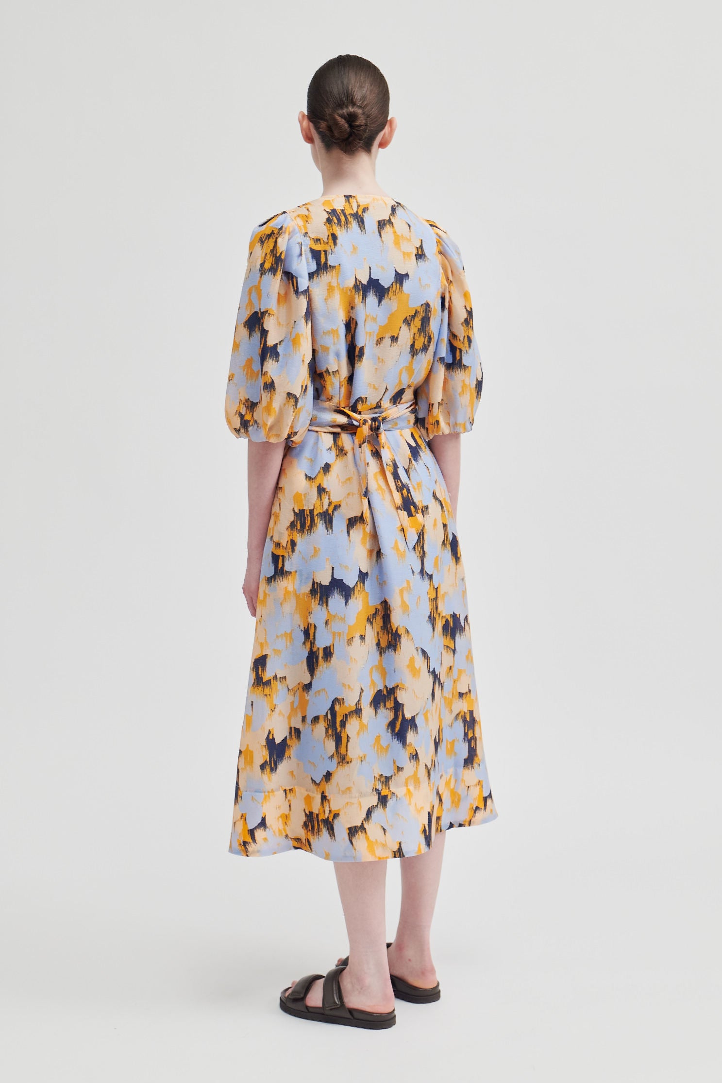Second Female Marigold Wrap Dress - Heather