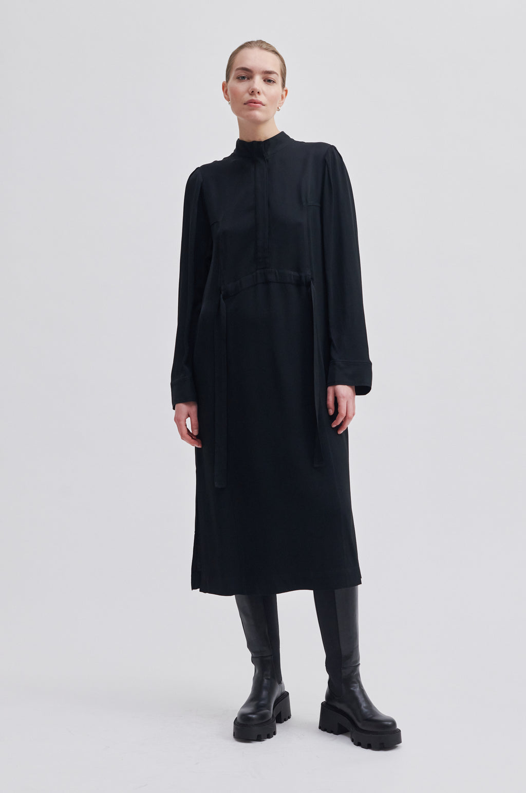 Second Female Poine Dress - Black