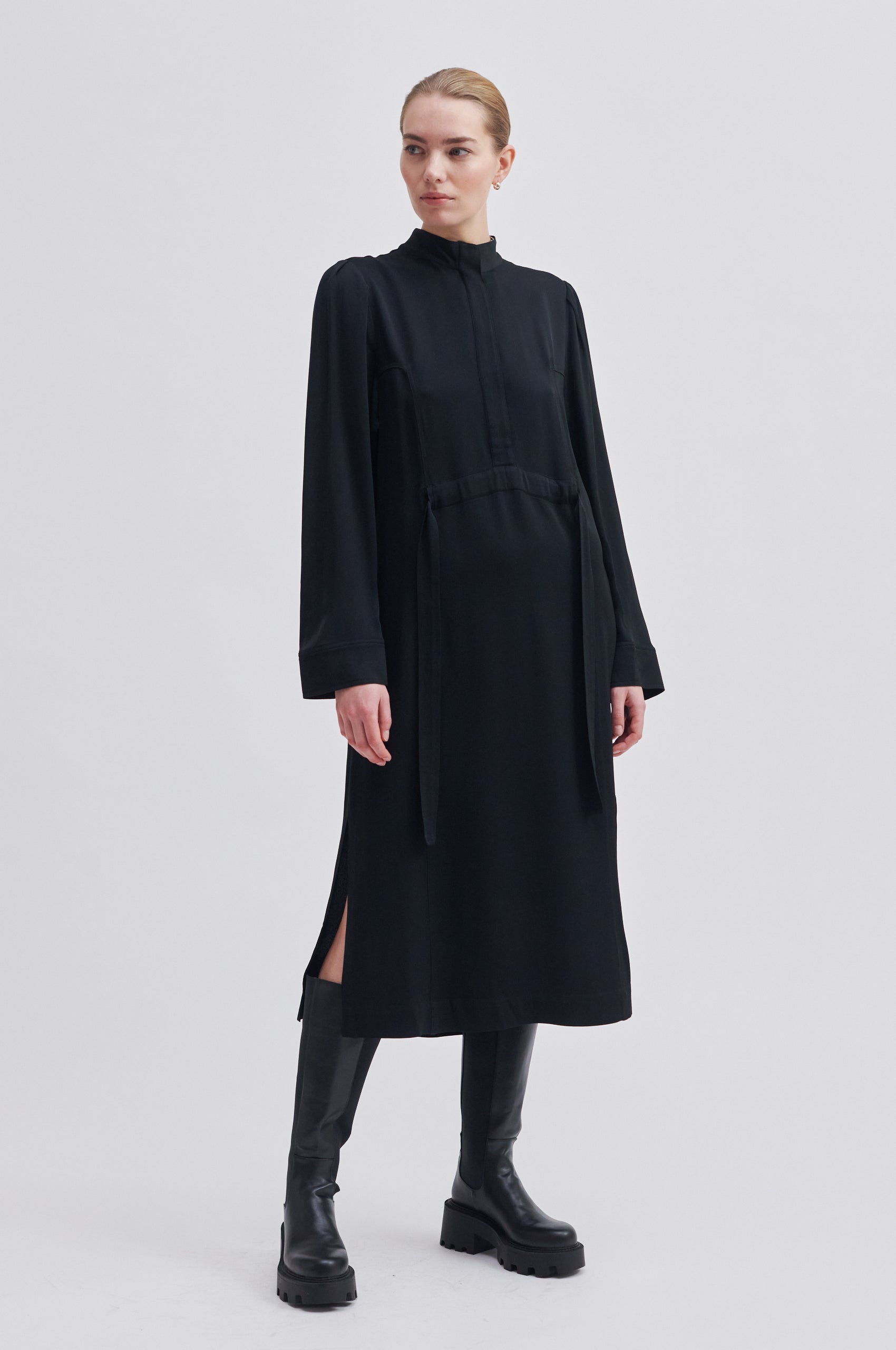 Second Female Poine Dress - Black