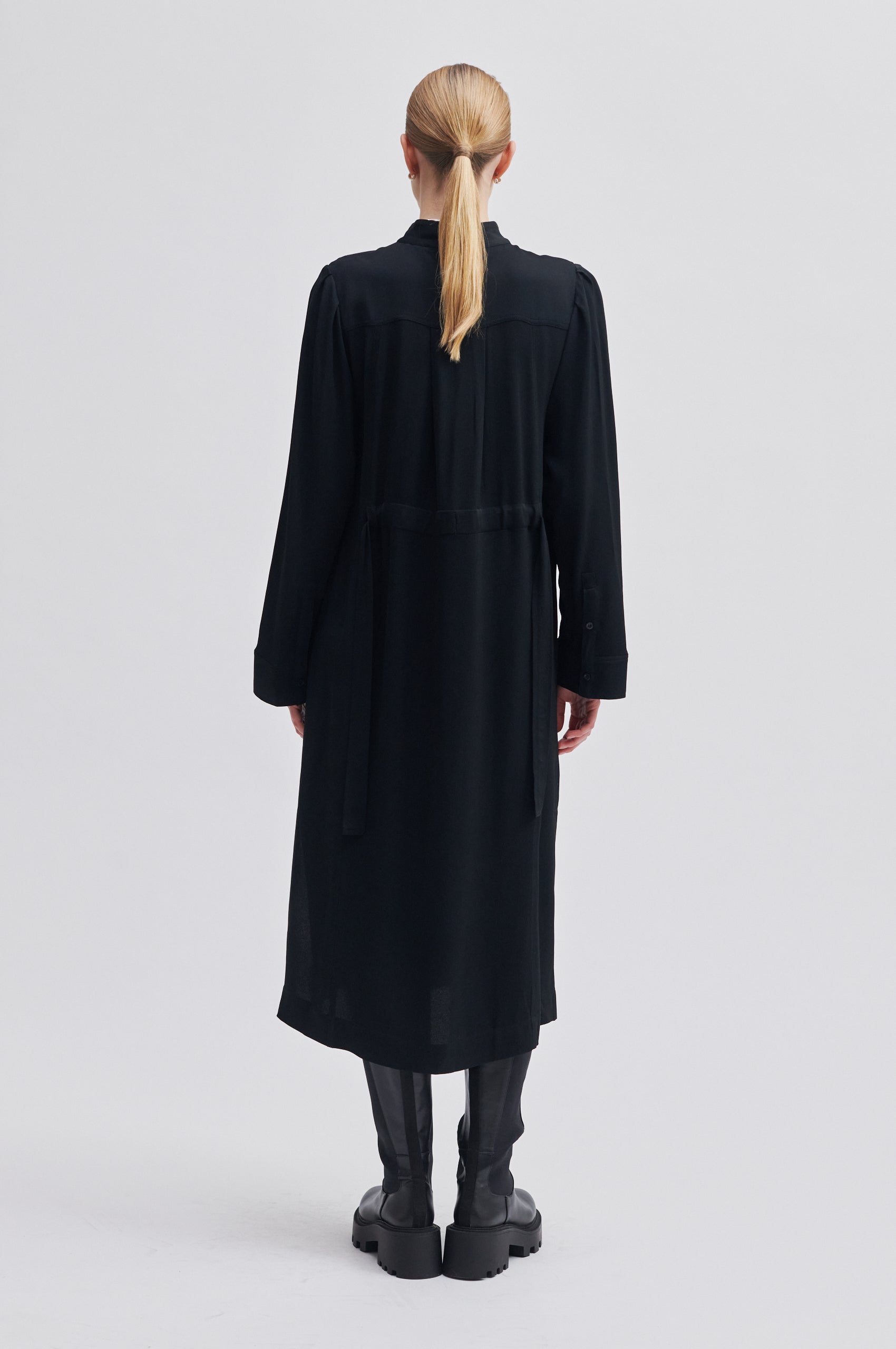 Second Female Poine Dress - Black