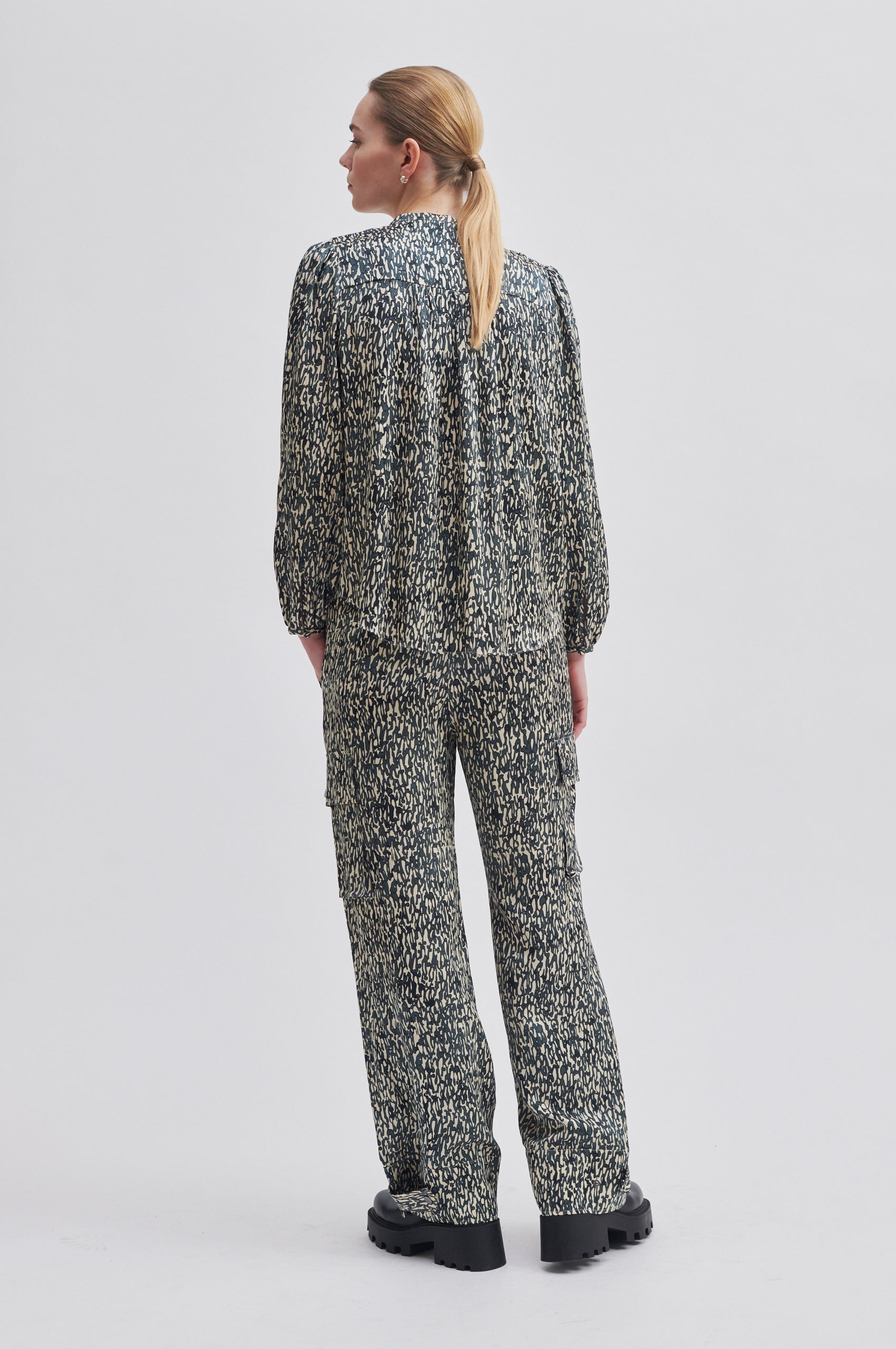 Second Female Luna Track Trousers - Woodland Gray