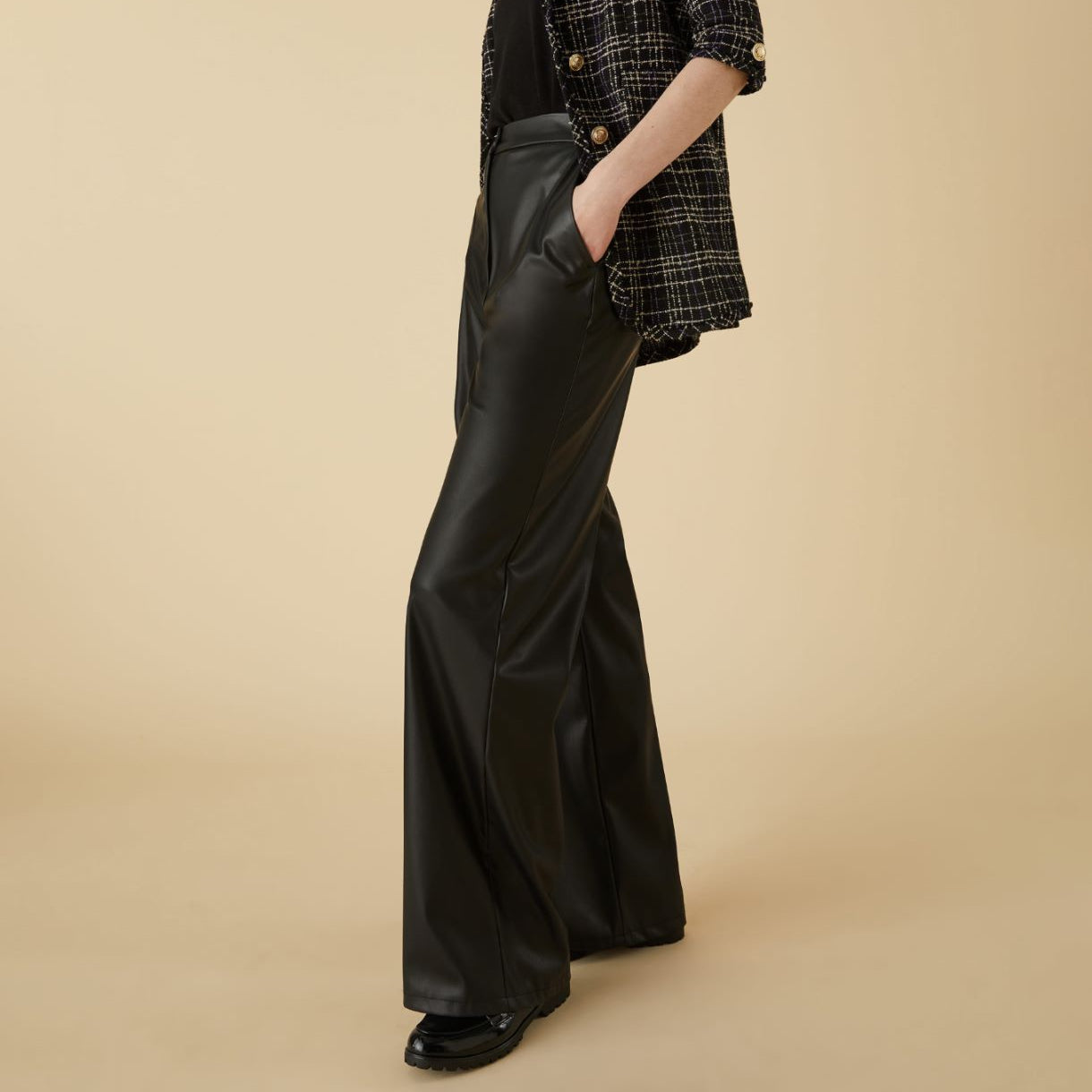 Emme Marella Sax Jersey Trouser - Black