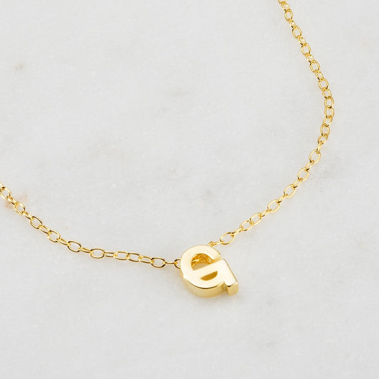 Zafino Gold Letter Necklace - G
