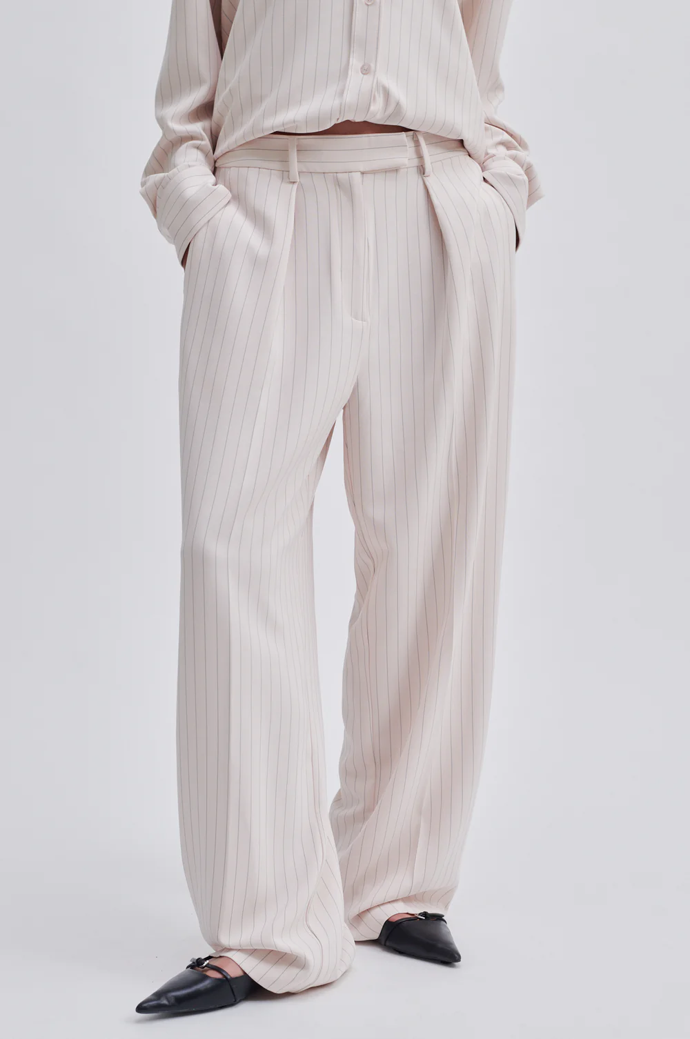 Second Female Kama Pleat Front Pant - Mauve Morn