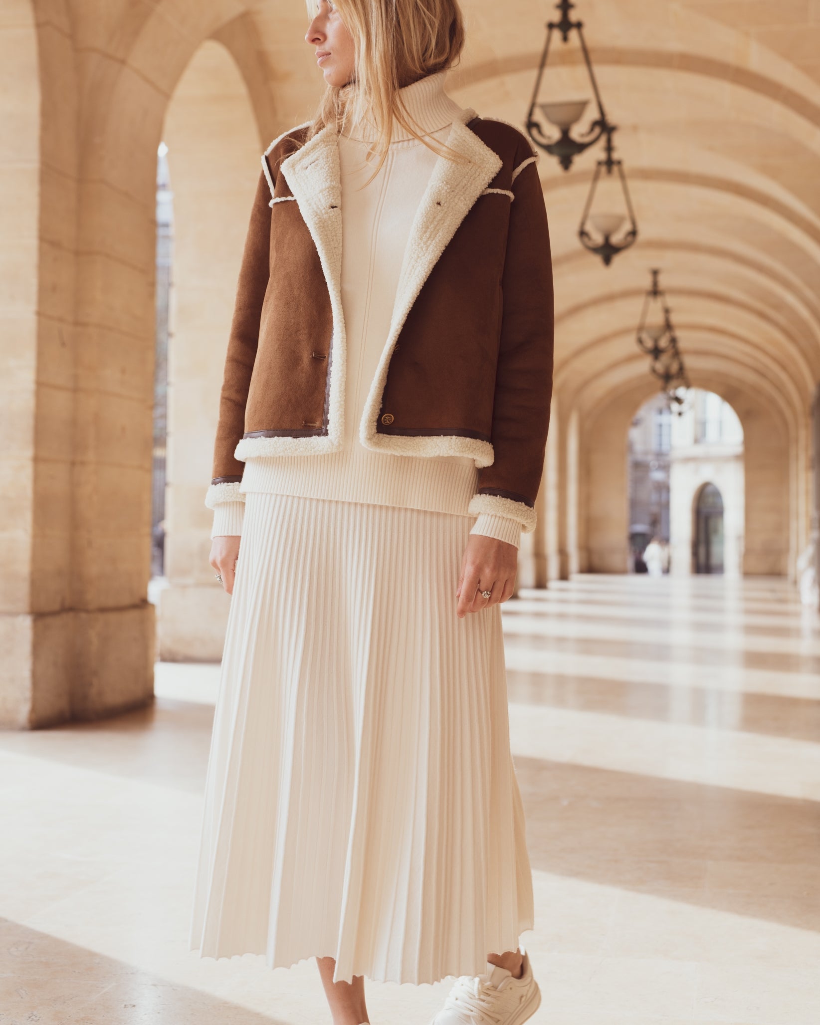 Sunny Studio Paris Serena Skirt - Ecru