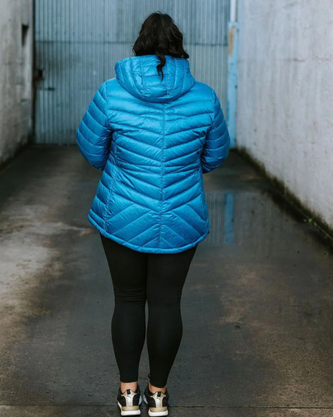 Moke Cushla Packable Down Jacket - Imperial Blue