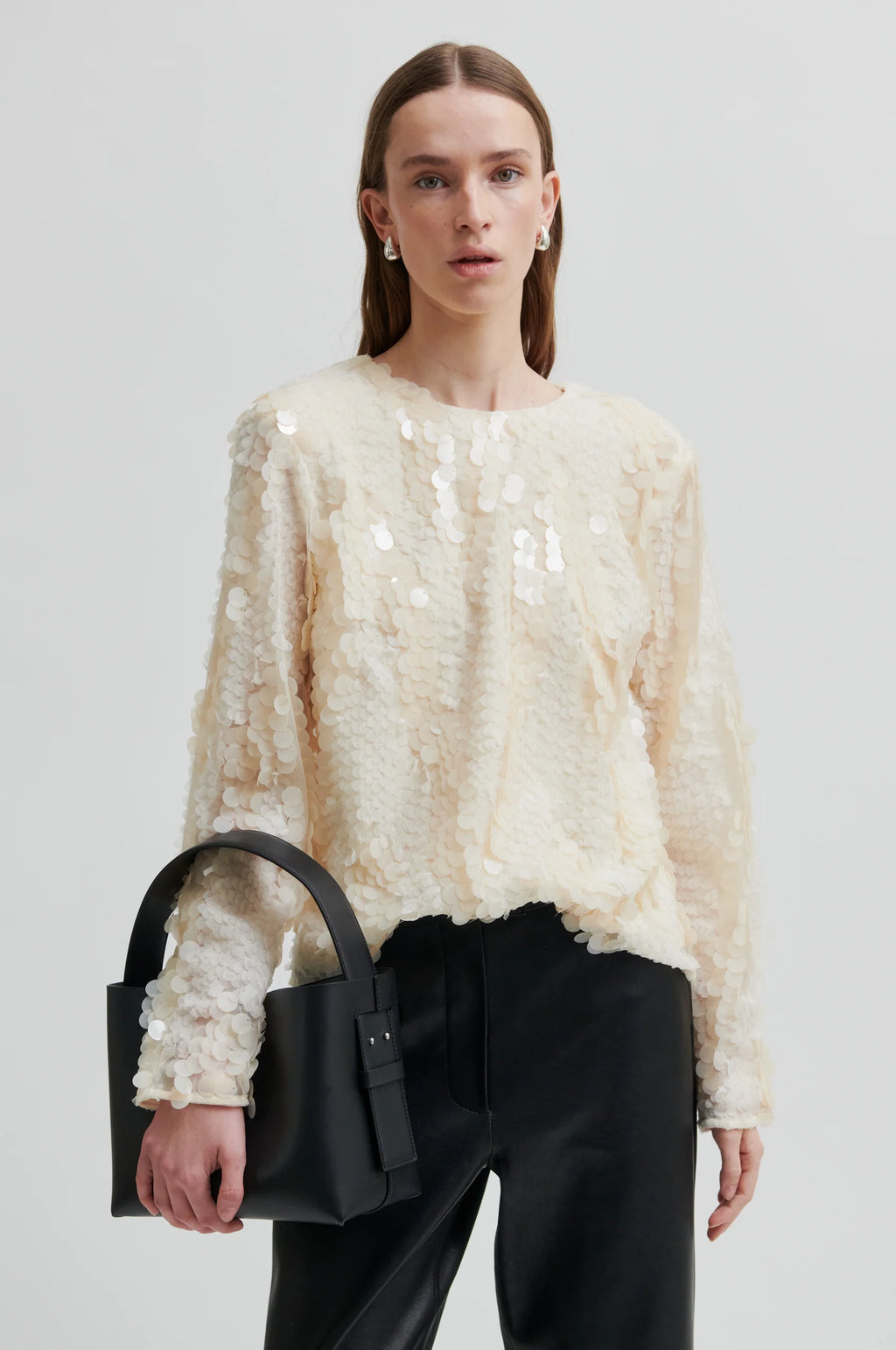 Second Female Glimmer Blouse - Jet Stream