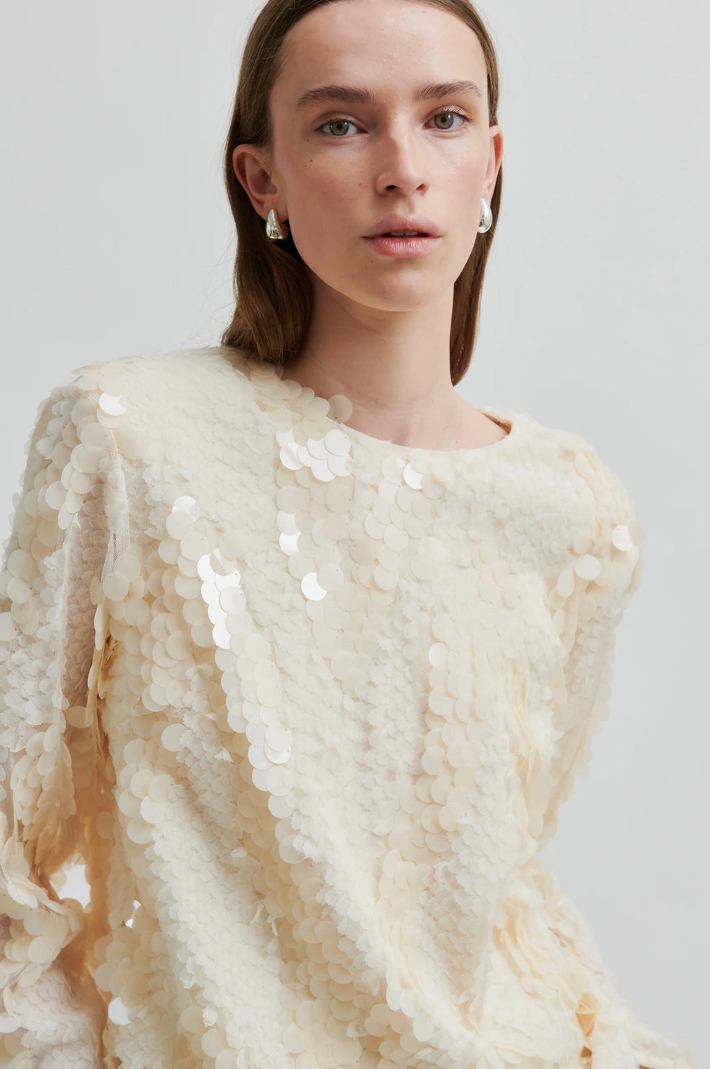 Second Female Glimmer Blouse - Jet Stream