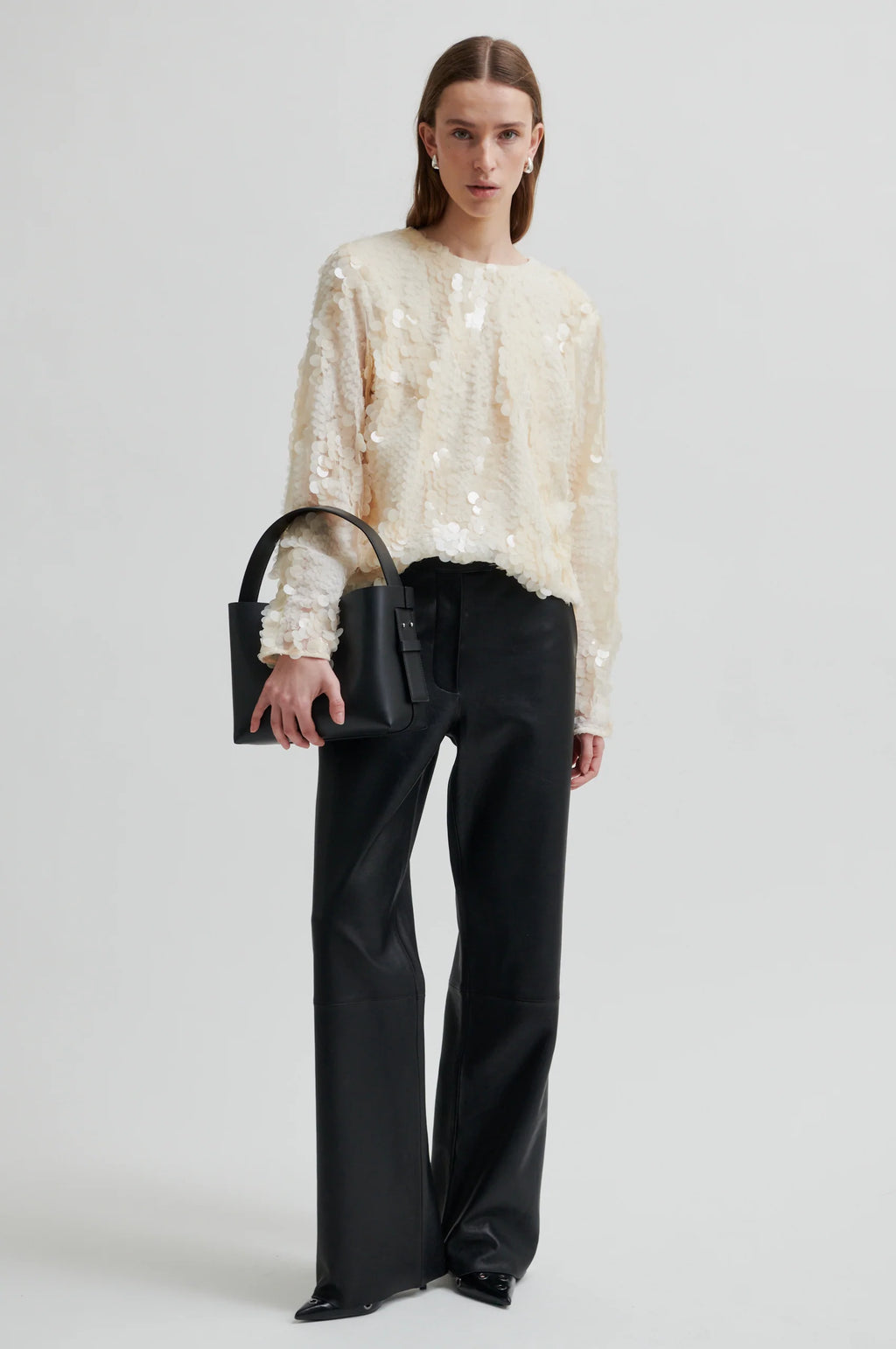 Second Female Glimmer Blouse - Jet Stream