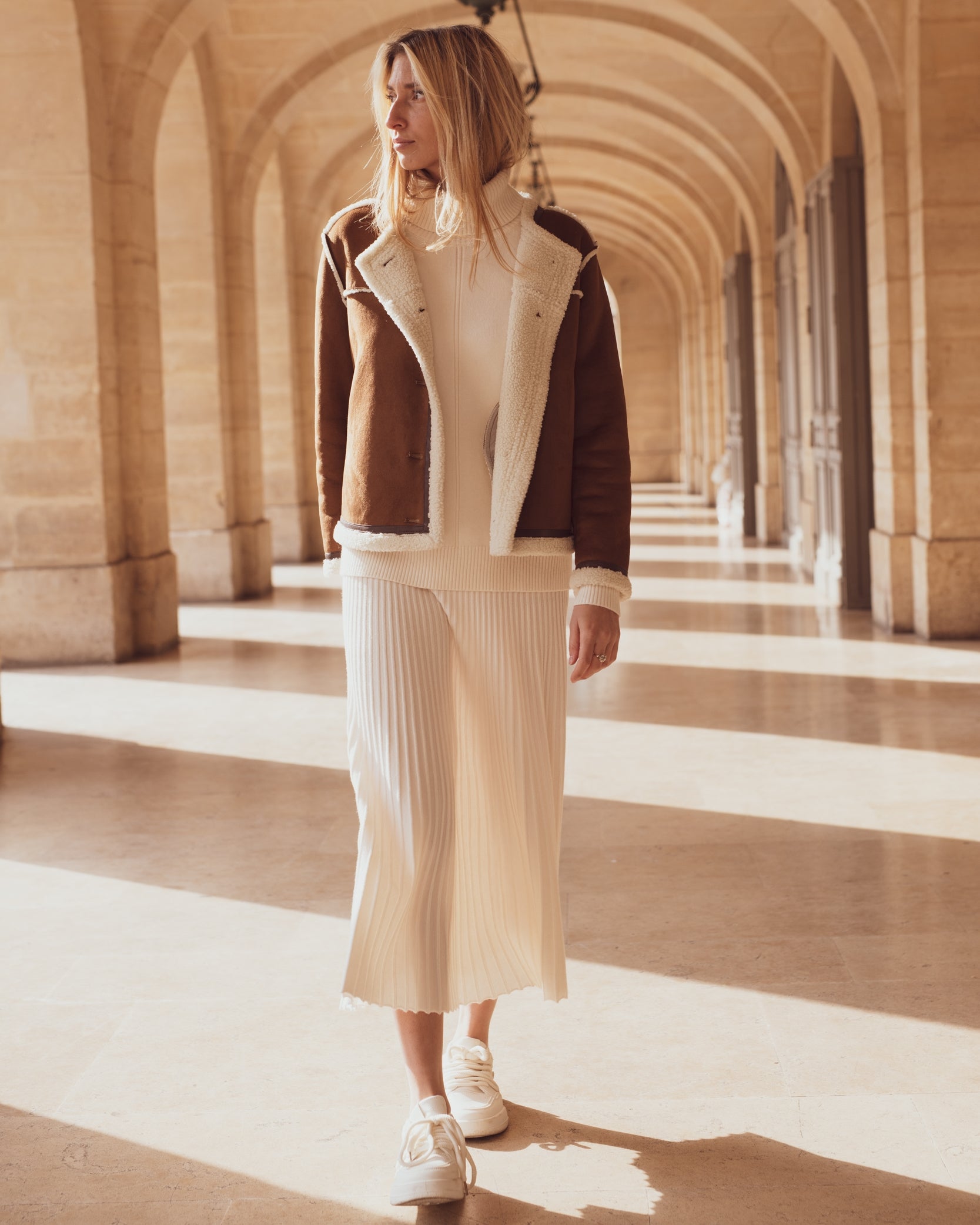 Sunny Studio Paris Serena Skirt - Ecru