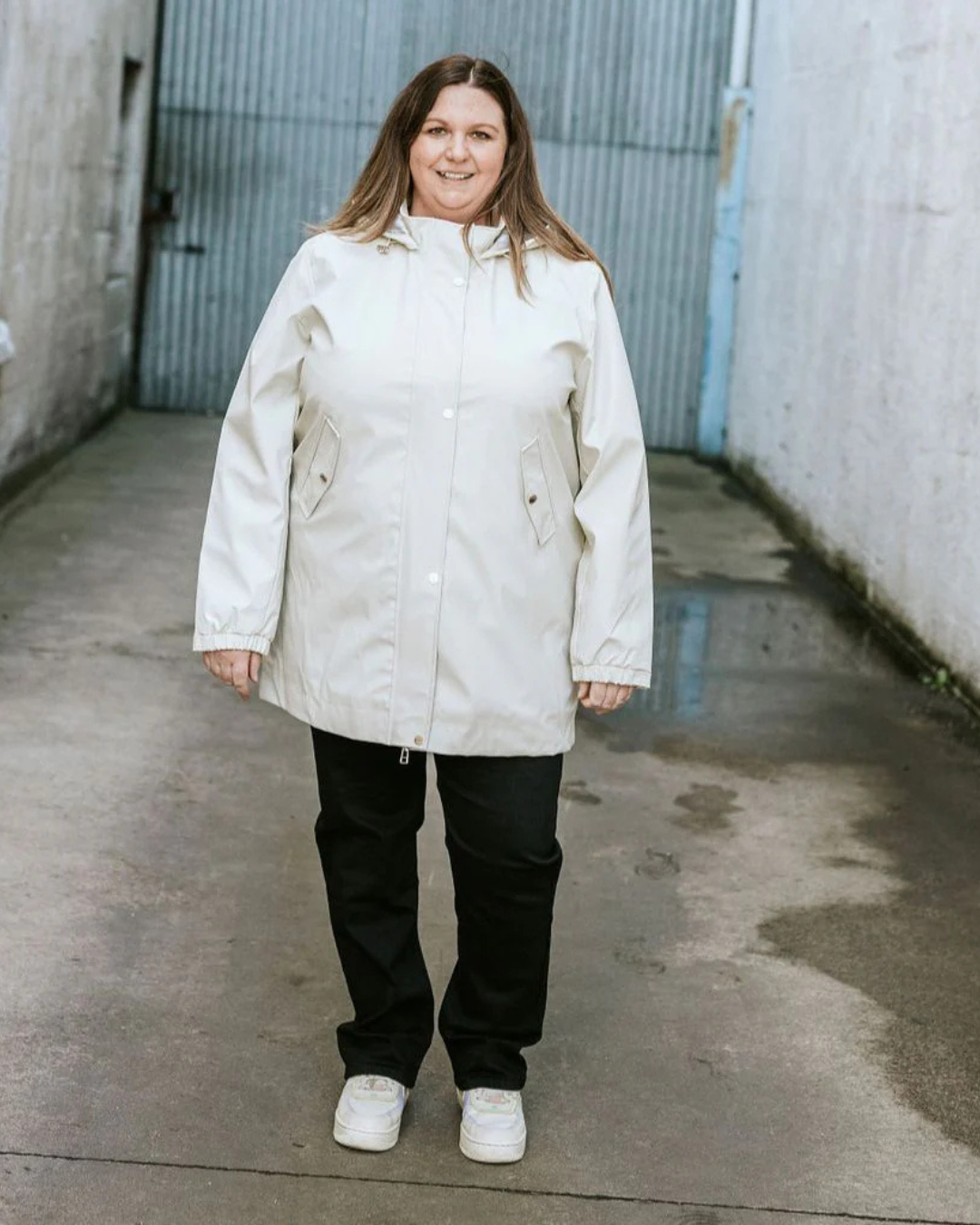 Moke Anika Raincoat - Cream